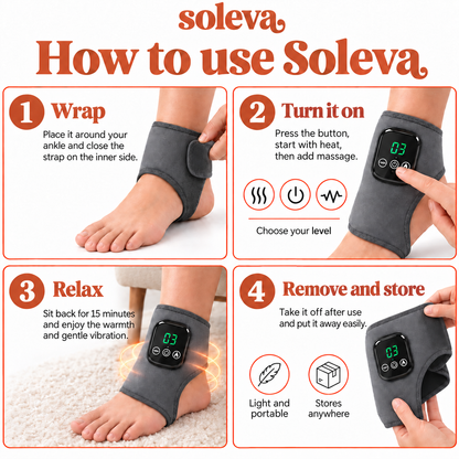 Soleva Heated Ankle and Foot Massager